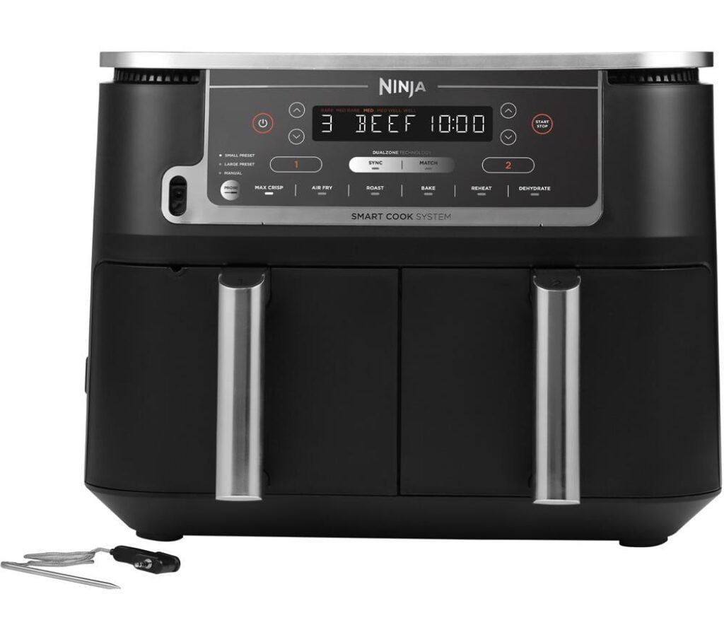 NINJA Foodi MAX Dual Zone AF451UK Air Fryer - Black, Black