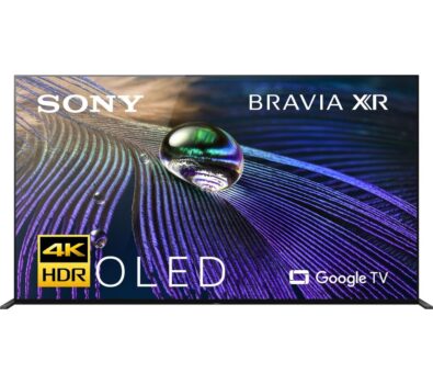 SONY BRAVIA XR83A90J 83" Smart 4K Ultra HD HDR OLED TV with Google TV & Assistant, Black