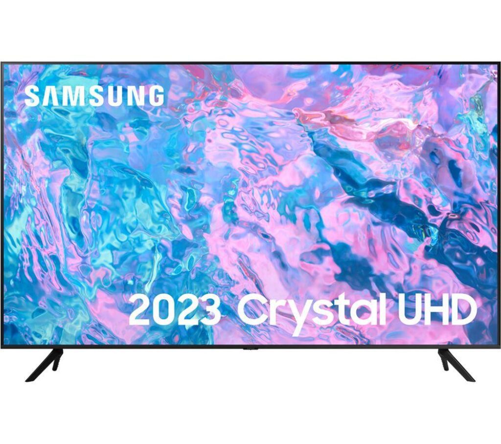 50" SAMSUNG UE50CU7100KXXU Smart 4K Ultra HD HDR LED TV with Bixby & Alexa, Black