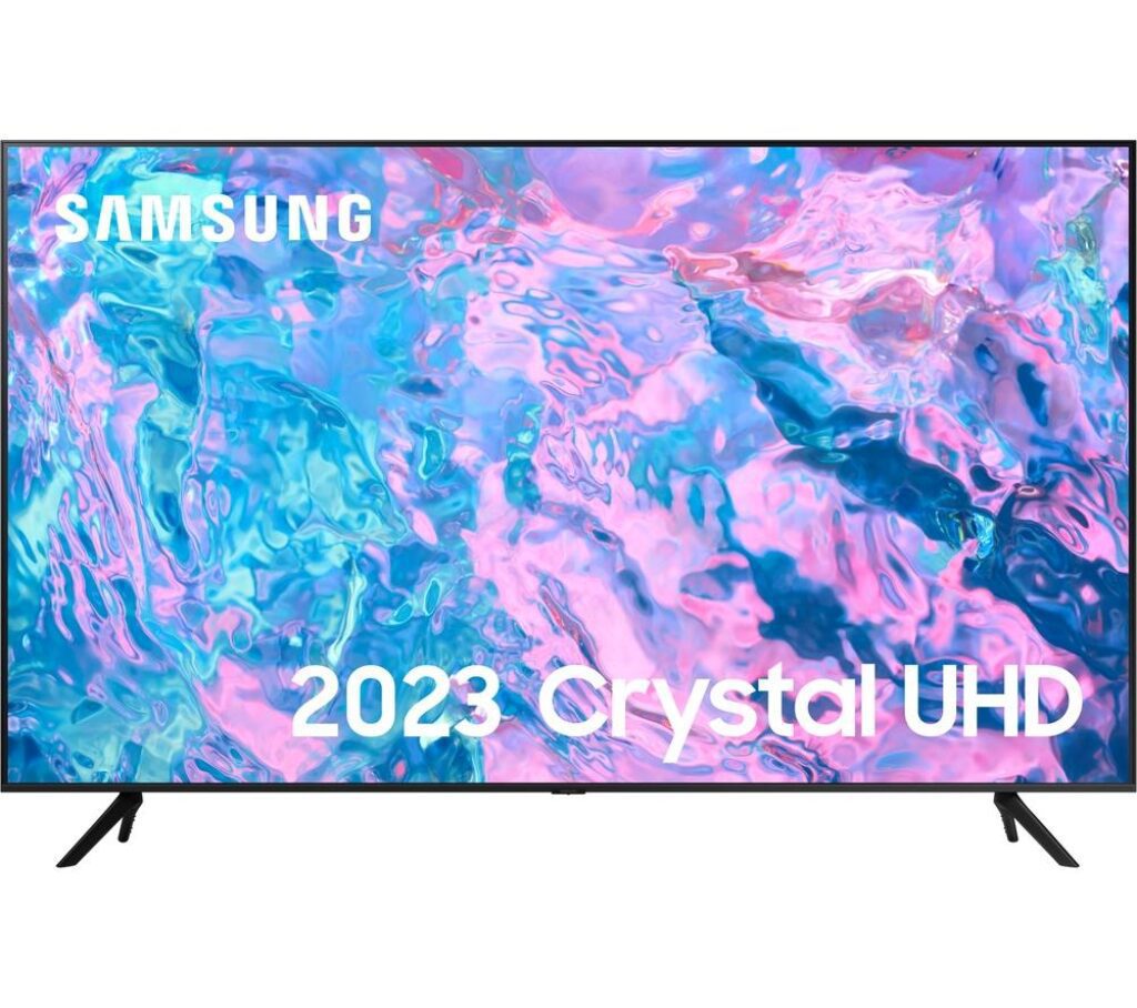 55" SAMSUNG UE55CU7100KXXU Smart 4K Ultra HD HDR LED TV with Bixby & Alexa, Black