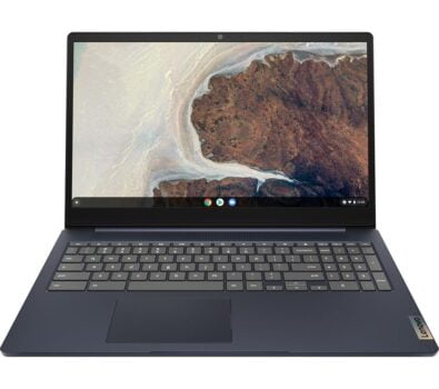 LENOVO IdeaPad Slim 3 15.6" Chromebook - Intel® Celeron¨, 64 GB eMMC, Blue, Blue