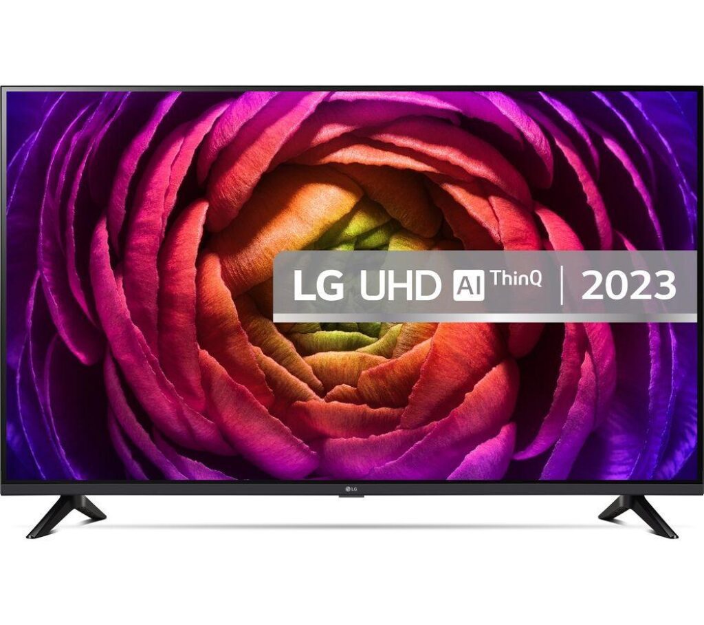 LG 43UR73006LA Smart 4K Ultra HD HDR LED TV, Black