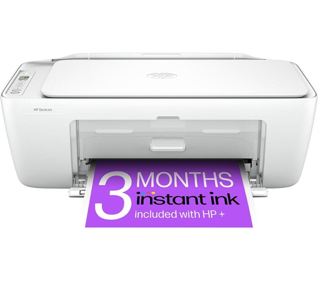 HP DeskJet 2810e All-in-One Wireless Inkjet Printer & Instant Ink with HP, White