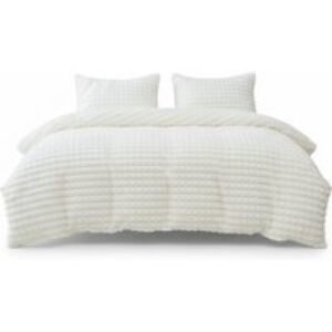 Super Soft Luxury Faux Fur Box Duvet Cover - 3 Sizes & 3 Colours | Wowcher