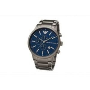 Emporio Armani AR11215 Genuine Men's Watch Blue Dial & Quartz Movement + 1-Year Warranty Included | Wowcher