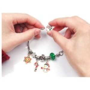 24-Day DIY Jewellery Advent Calendar for Kids & Teens - Festive Charm Box with 24 Surprises | Wowcher