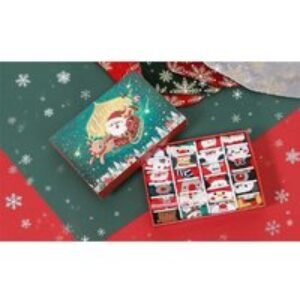 Unisex Christmas Socks Advent Calendar - 12 Pairs