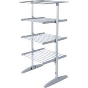 4 Tier Heated Airer with Optional Cover - Efficient Indoor Drying Solution | Wowcher