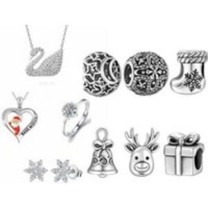 Christmas Jewellery Advent Calendar - Pandora Compatiable and Swarvoski Crystal Pieces! | Wowcher