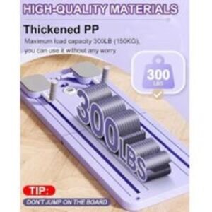 Foldable Multifunctional Home Fitness Board - Heavy-Duty PP