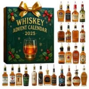 Beer & Whiskey Ornament Advent Calendar - 24 Festive Surprises for Adults | Wowcher