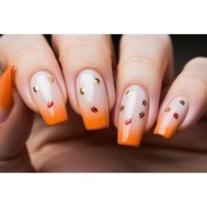 Gel Manicure with Seasonal Art - Chrome/Glitter or Hand-Painted at SMWSH Nail Care Services