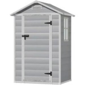 Spacious Garden Plastic Storage Shed with Secure Lockable Door & Window | Wowcher