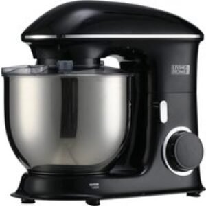 7-Quart Black Countertop Stand Mixer with Attachments - Quiet 1400W Motor | Wowcher