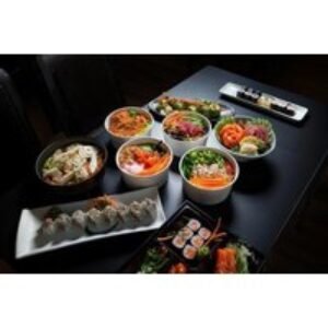 2-Course Japanese Meal with Drink for up to 4 Persons - Starter with Sushi Platter or Noodle Dish | Wowcher
