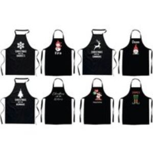 Custom Festive Christmas Apron - Add Your Name! | Wowcher