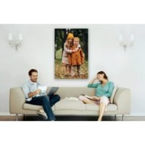 A1 Personalised Photo Canvas Wall Art (76 x 51cm) - Custom Home Decor | Wowcher