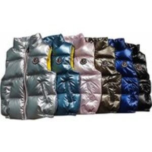 Children's Metallic Duck Down Gilet - Thick