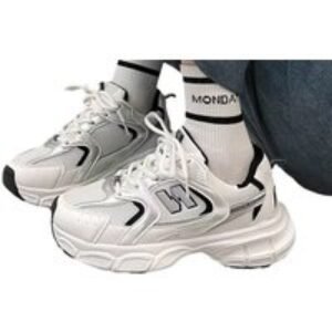 Black Women's Fashion Sneakers: Lightweight & Breathable! | Wowcher