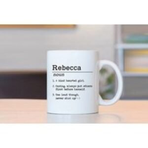 Personalised Name Definition Mug - Custom Christmas Gift for Mum | Wowcher