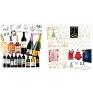 Exquisite 24-Day Jewellery Advent Calendar with a Mystery Drink | Wowcher
