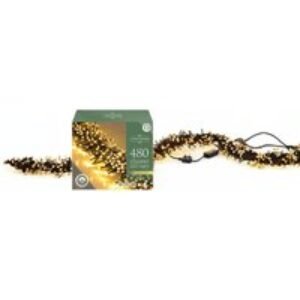 14 Metre Warm White LED Cluster Lights with Timer and 8 Functions | Wowcher