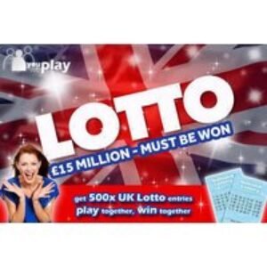 500 Lotto Lines - Jackpot is £15 Million - Must Be Won  - You Play We Play | Wowcher