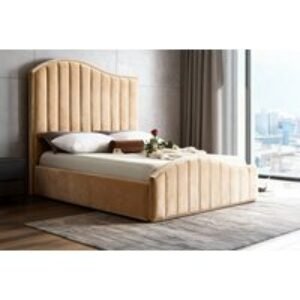 Ocean Wave Ottoman Bed With Generous Storage and Modern Design | Wowcher