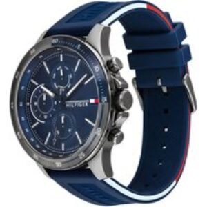 Men's Blue Silicone Watch 1791721 with Large Analogue Dial & Date Feature + 1-Year Warranty Included | Wowcher