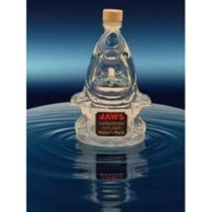 High Borosilicate Glass Shark Wine Bottle Display - Striking Tableware Décor