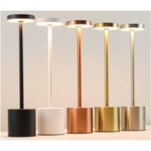 L-Shaped LED Table Lamp - Cordless