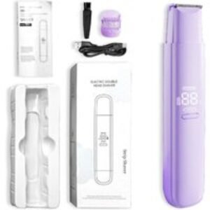 Women's Dual Head Electric Epilator & Rechargeable Shaver - Smooth Body Hair Removal