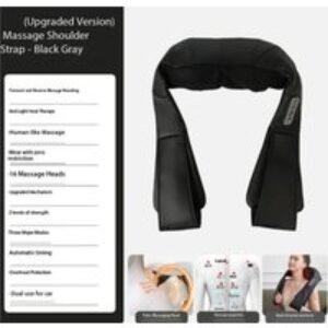Kneading Massage Shawl Cervical Massager Neck & Shoulder Ergonomic Deep Tissue Device | Wowcher