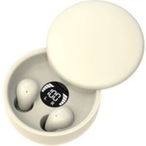 Slider Ultra-Small Mini Wireless Sleep Headphones - Bluetooth True Wireless Earbuds for Comfortable Night Listening | Wowcher