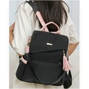 Women's Anti-Theft Travel Backpack - Large PU Leather School & Weekend Bag | Wowcher