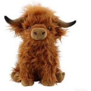 25cm Highland Cow Plush Soft Stuffed Animal Toy - Ages 3+