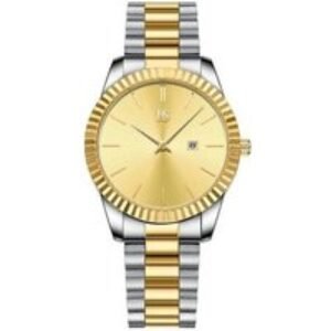 Women's Ravella Two-Tone Gold & Silver Watch with Fluted Bezel - Plated & 2 Yr Warranty | Wowcher