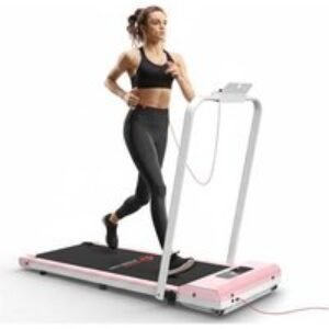 PRICE DROP! 2-in-1 Folding Under Desk Treadmill for Convenient Home Workouts | Wowcher