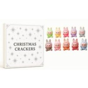 Luxury Christmas Crackers with Festive Mini Lafufu  Monsters | Wowcher