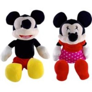 Mickey and Minnie Mouse- Interactive Plush Breathing Toy for Comfort | Wowcher