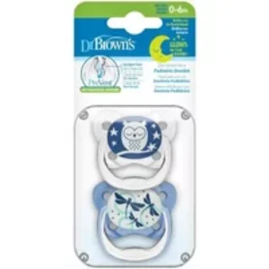 Dr. Brown's Prevent Nocturne Pacifier Blue 0-6M