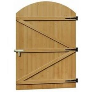 PRICE DROP! Semi-Braced Arch Top Strong Wooden Garden Gate | Wowcher