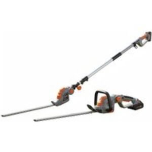 Cordless Hedge Trimmer with Telescopic Pole for High or Low Hedges | Wowcher