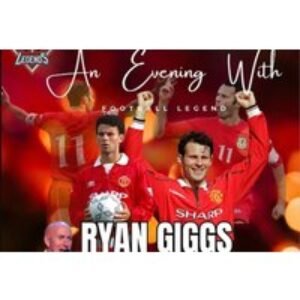 Evening with Ryan Giggs - 2 or 3 Course Meal Included - 2 Dates | Wowcher