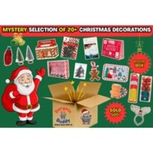 50% OFF Mystery 20-Item Christmas Decorations Box - Includes All The Decorations You Need For Your Home