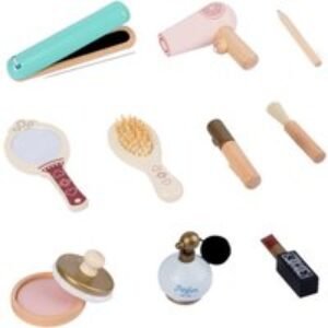 Kid's Deluxe Montessori Wooden Makeup Play Set with Realistic Accessories | Wowcher