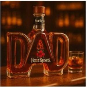 Thickened Glass DAD Whiskey Bottle - Durable Gift Tableware | Wowcher