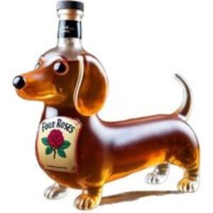 High Borosilicate Glass Dachshund Wine Decanter - 5 Styles