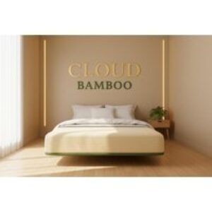 Cloud Bamboo Memory Foam Mattress with Breathable Bamboo Cover and Support | Wowcher