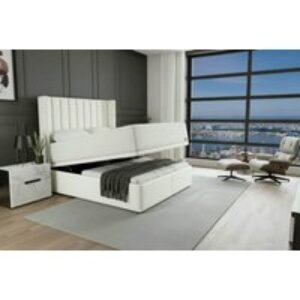 York Ottoman Bed and Memory Foam Mattress - 6 Sizes & 4 Colours | Wowcher